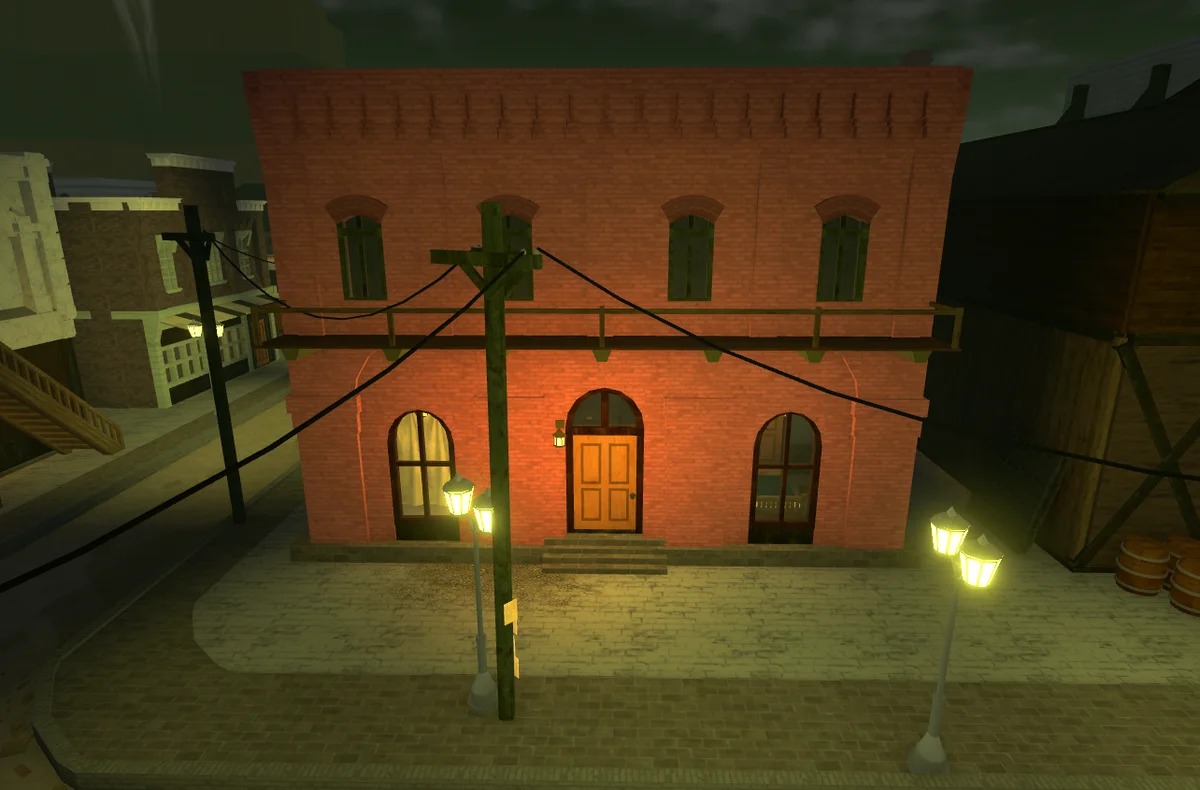 Random Red Building spawn location in Bridger Western